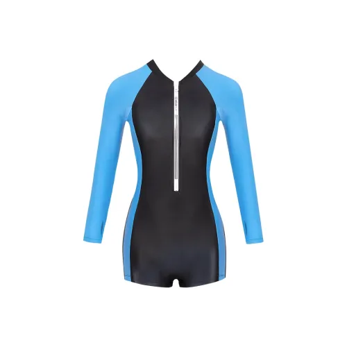 AQUAPLAY One piece Swimsuit Women's Black Blue
