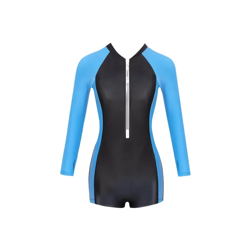 AQUAPLAY One piece Swimsuit Women's Black Blue-0