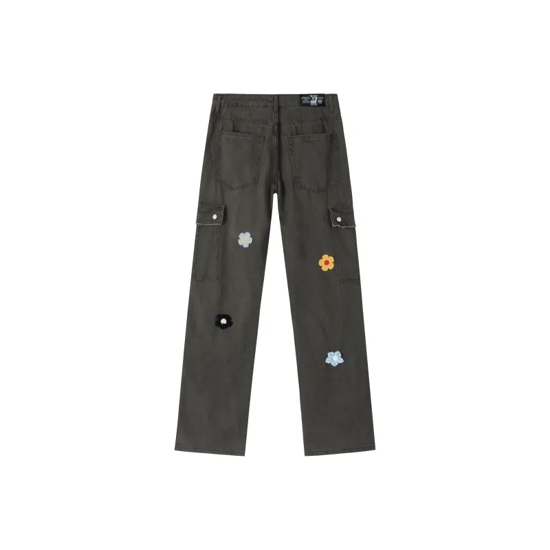 XINYINSU SS25 Jeans Unisex Green-13