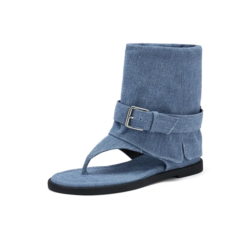 Hotwind Roman Sandals Women's Blue-1