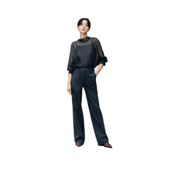 INSUN Shirts Women's Dark Gray Green