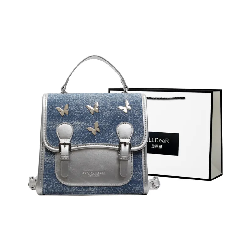 ALLDeaR PU Backpack Women's Multicolor-3
