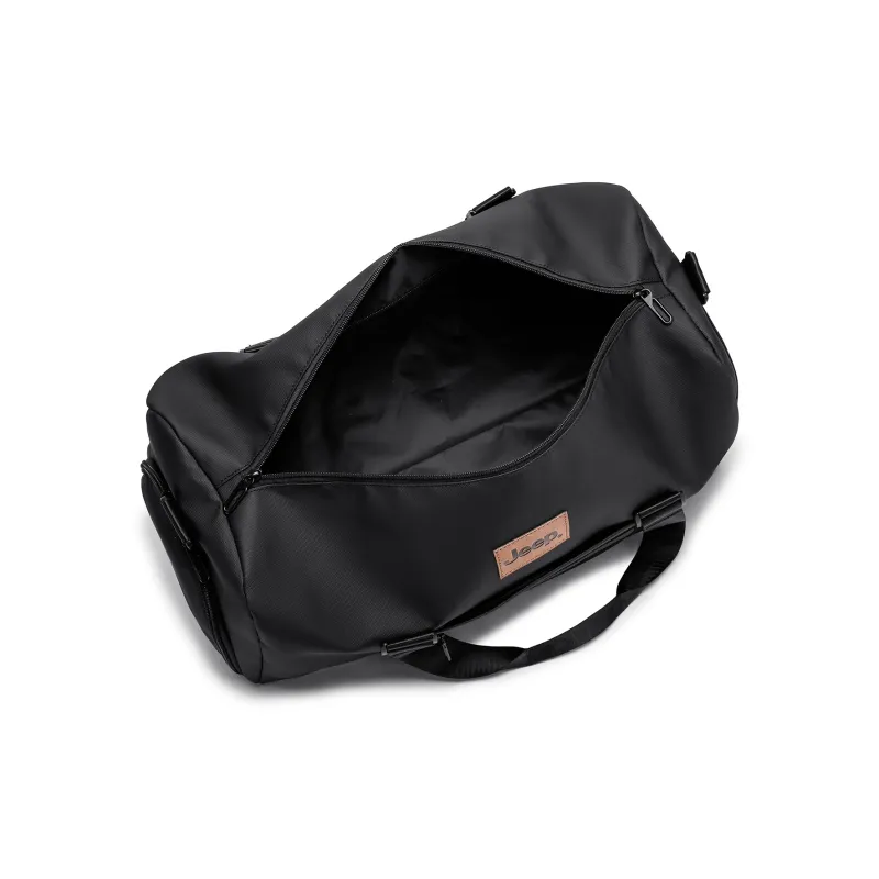 Jeep Membrana Dermalis Travel Bag Shoulder Bag Gym Bag Crossbody Bag Unisex Black/White-12