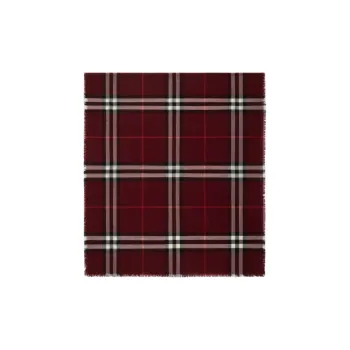 Burberry Checked Wool Scarf