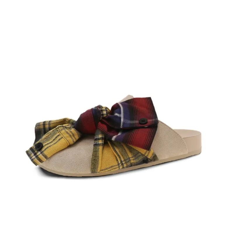 AFJI Rubber Sole Abrasion Resistant Closed Toe Slippers Women's-0