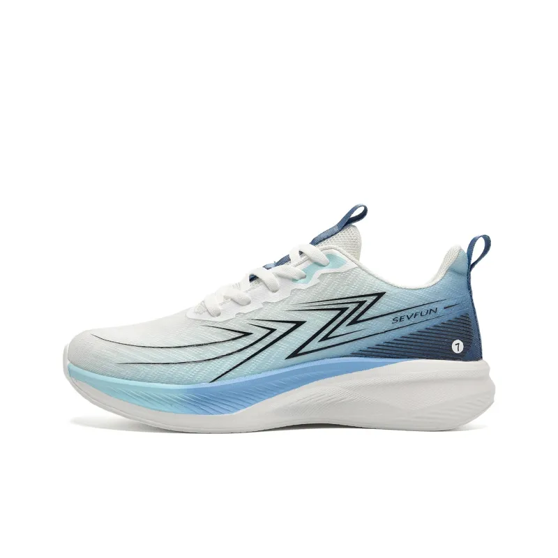 7 SEVFUN Low Top Running Shoes Unisex Yellow With Wave Base-18