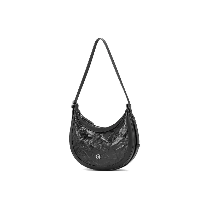 ROBERTA DI CAMERINO Synthetic Leather Crescent Bag Shoulder Bag Women's Black-1