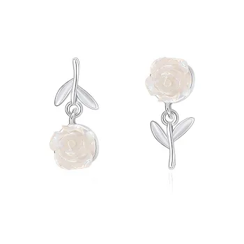 Daisy Dream 999 Fine Silver Stud Earrings Women's