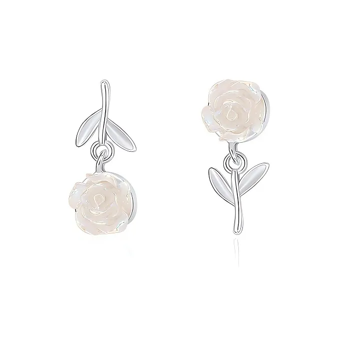 Daisy Dream 999 Fine Silver Stud Earrings Women's-0