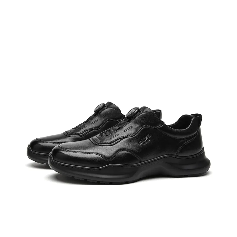 MILLIE'S Abrasion Resistant Low Top Casual Shoes Men's Black-2