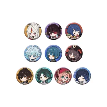 GenShin Harrier Chibi Spring Breeze Collection Mini Chibi Character Set Badges