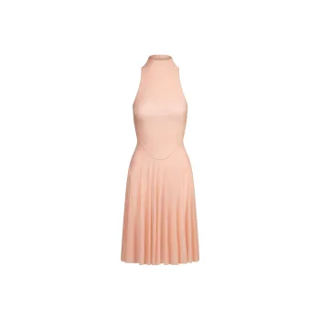 SKIMS SS25 MILKY SHEER HIGH NECK MIDI DRESS Sleeveless Dress Women's