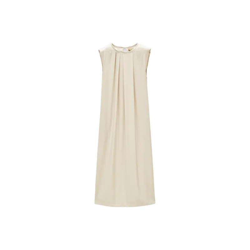 INSUN Sleeveless Dresses Women's Light Apricot-0