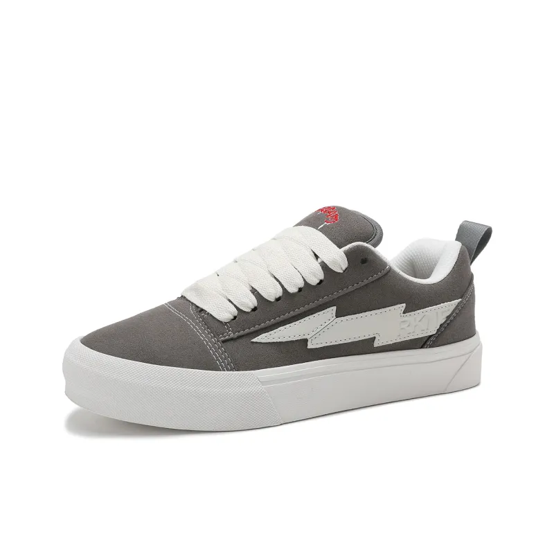 SHANDIANFENGBAO x ABCDONGA Abrasion Resistant Slip Resistant Low Top Skateboard Shoes Unisex-7