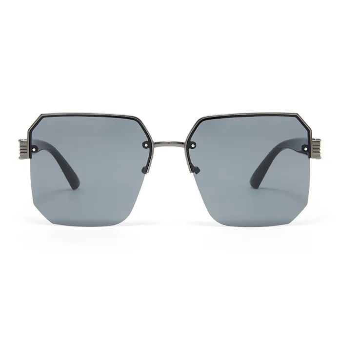 CinvaiKrose TR/Memory Plastic Metal Square Sunglasses Unisex-4