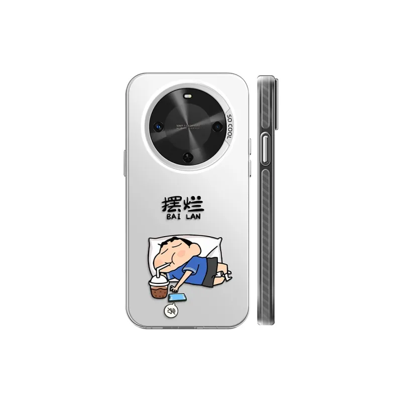 YAOCAI Acrylic Material Shin Chan Slacking Off H1 Phone Cases Compatibility With MVMOM 30/20 Trendy And Cool-7