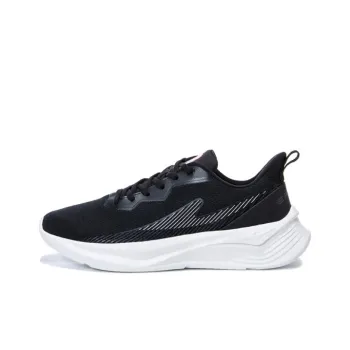 Erke Wear Resistant Low Top Training Shoes Men's Jet Black