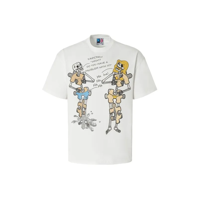 YADcrew T Shirts Men White-0