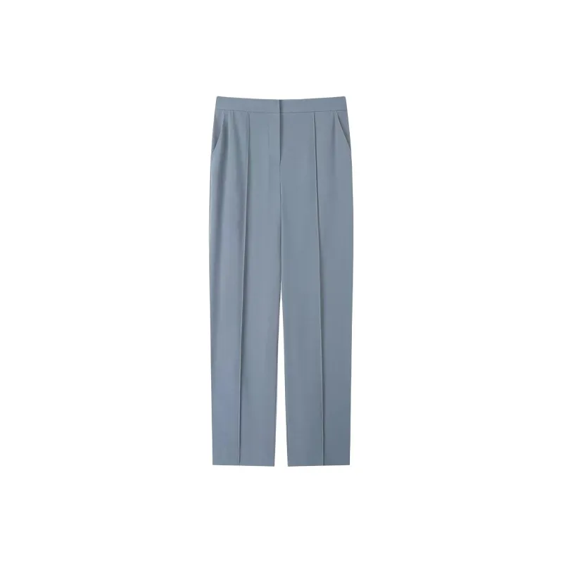 INSUN Casual Pants Women's Slate Blue-0