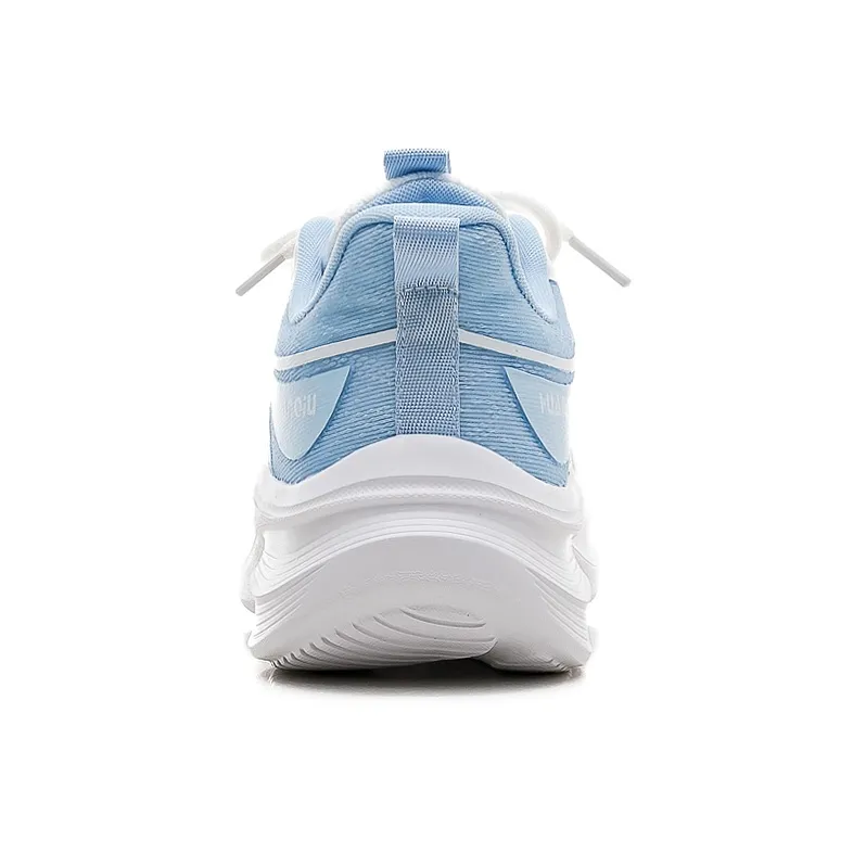 HUANQIU Cushioning, Breathable, Supportive Low Top Casual Running Shoes Women's White Blue-3