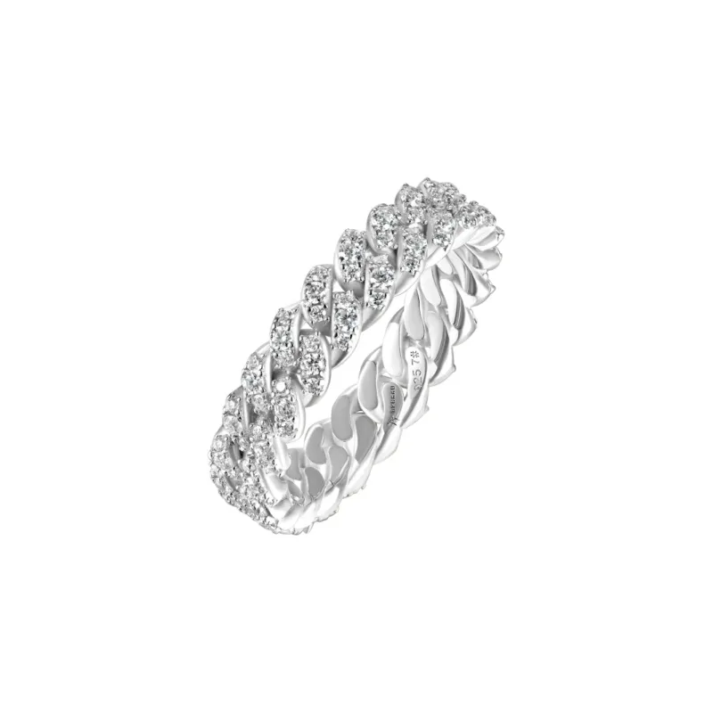 APORRO 925 Sterling Silver Rings Unisex 18K White Gold Plated/14K Gold Plated-0