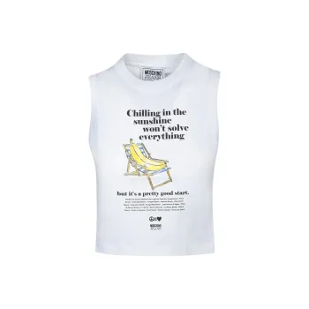 MOSCHINO Tank Top Women's White