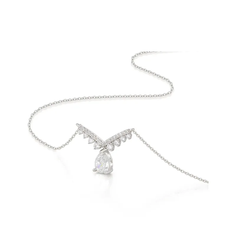 AJIDOU Synthetic Cubic Zirconia Necklaces Women's-2