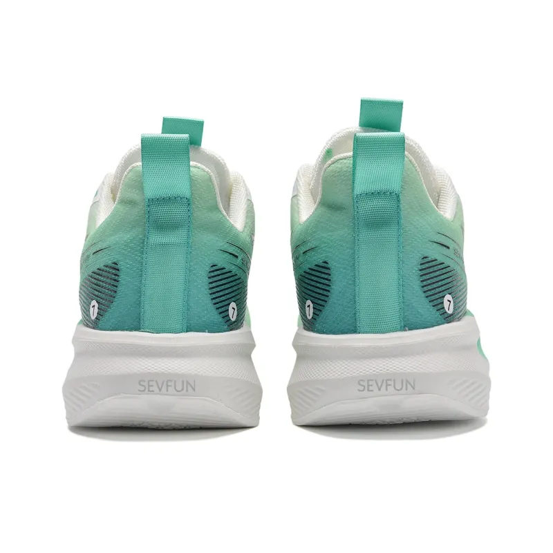 7 SEVFUN Low Top Running Shoes Unisex Yellow With Wave Base-28