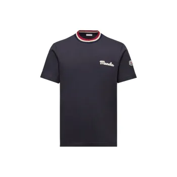 Moncler T Shirts Men Navy