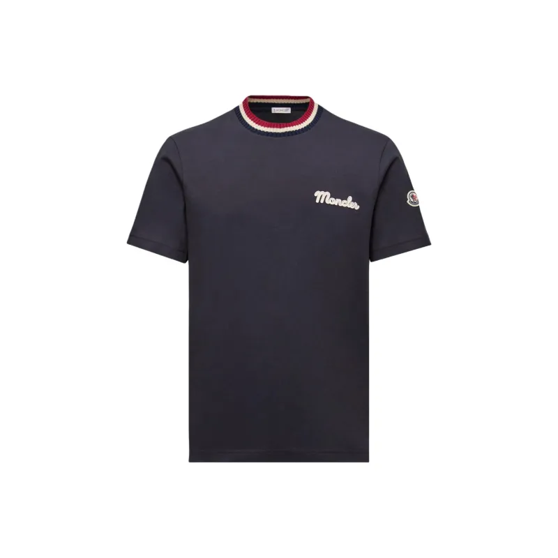 Moncler T Shirts Men Navy-0