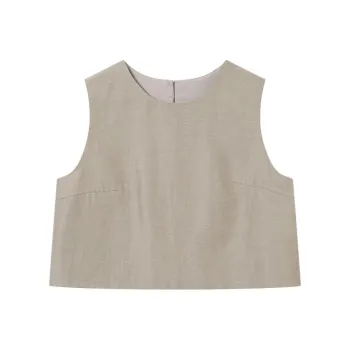 THE SEA LIFE Tank Tops Women's Milk Tea Brown