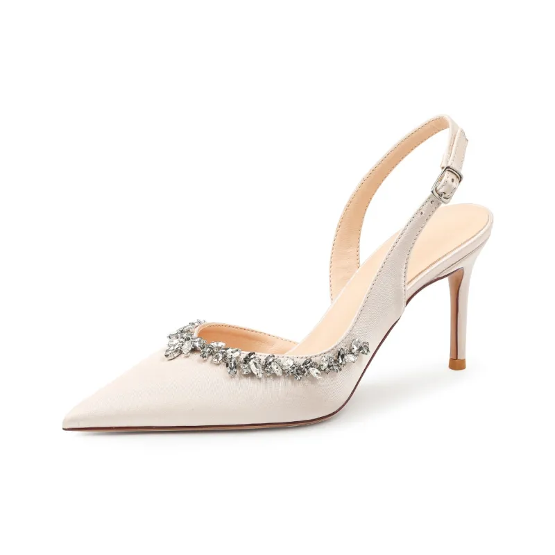 Varib Slim Heel High Heels 8cm Women's-3