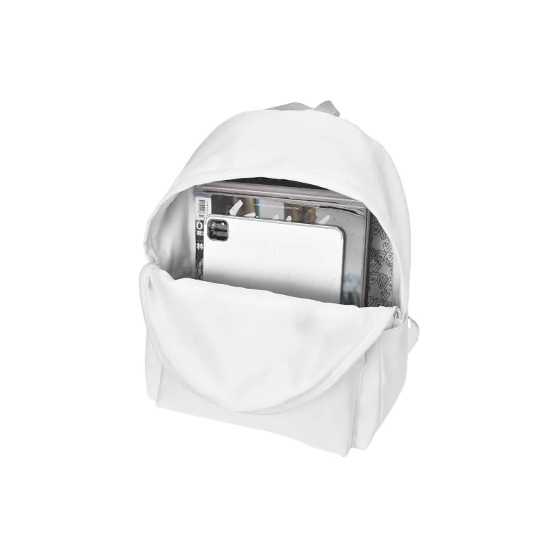 LOVVVVE Polyester Backpack Regular Unisex White-3