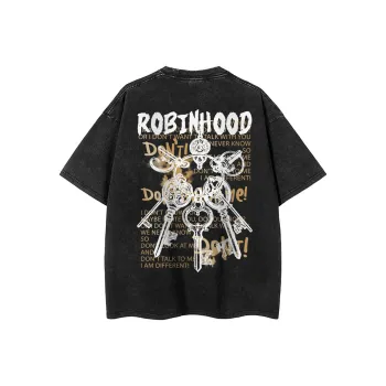ROBINHOOD T Shirts Unisex Black