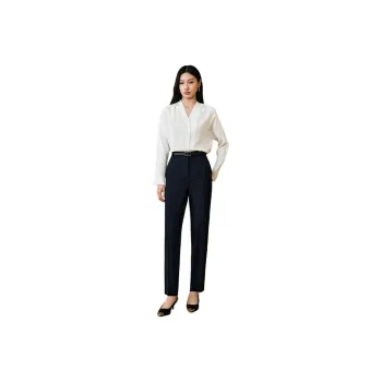 INSUN Suit Trousers Women's Navy Blue