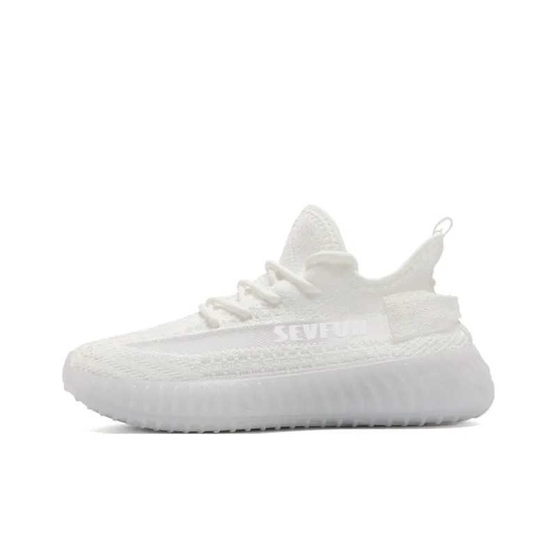 7 SEVFUN Casual Shoes Unisex Low Top White/Gray-22