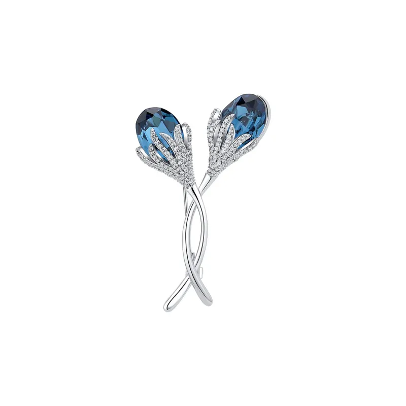 VIOLET Brooches Unisex-0