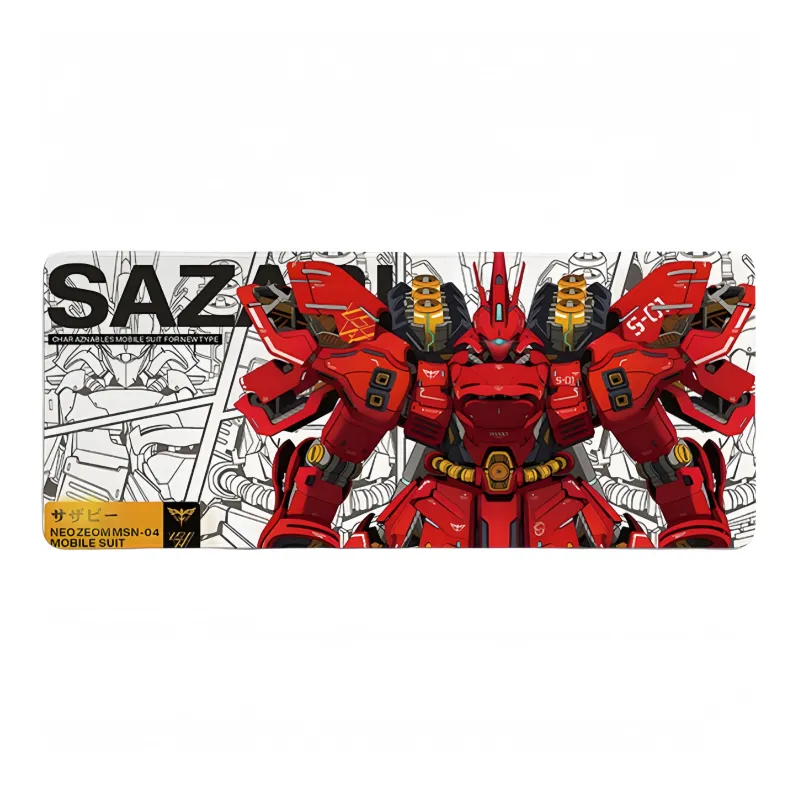 DANYIN Gundam Extra Large Computer Keyboard Desktop Cushion Anime Gaming Mouse Pads-23
