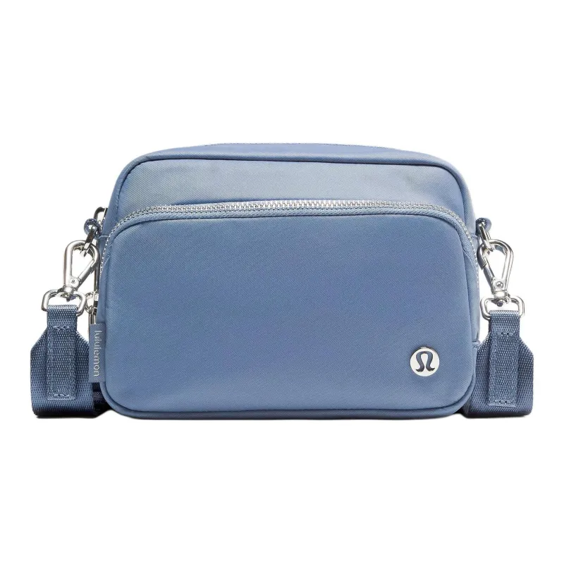 Lululemon Everywhere Nylon Shoulder Bag, Crossbody Bag Unisex Denim Blue-0