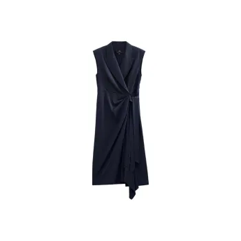 INSUN Sleeveless Dresses Women's Navy Blue