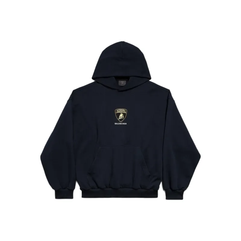 Balenciaga x Automobili Lamborghini Sweatshirt Regular Fit Men's Black-0