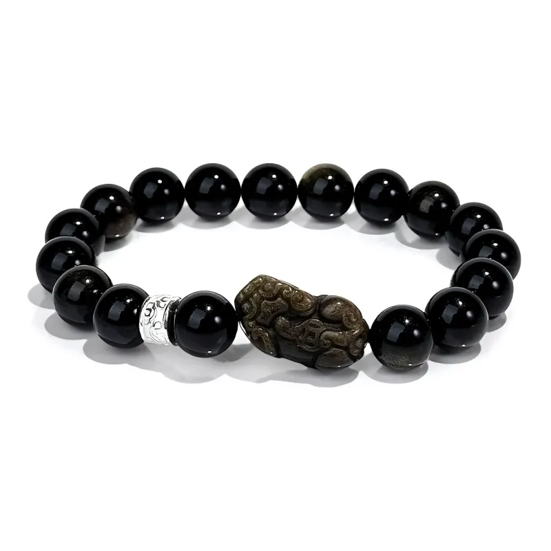 CMFY Obsidian Jade Bracelets Unisex-1