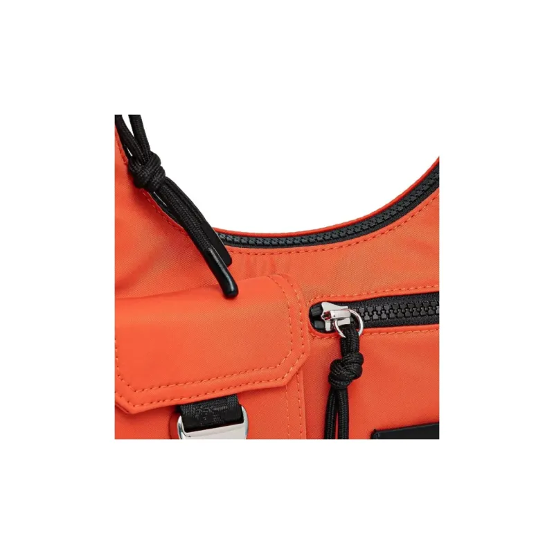 KARL LAGERFELD Recycled Polyamide Shoulder Bag Women's Orange-3