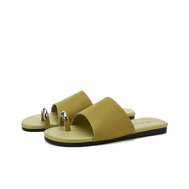 Jin Baichuan PVC Polyvinyl Chloride Abrasion Resistant Slide Slippers Women's-10