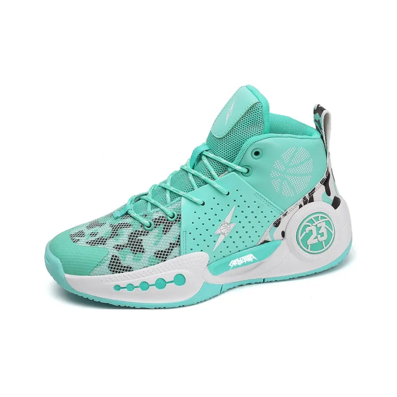 Animal Claws Shock Absorbers Slip Resistant Breathable Mid Top Basketball Shoes Unisex-5