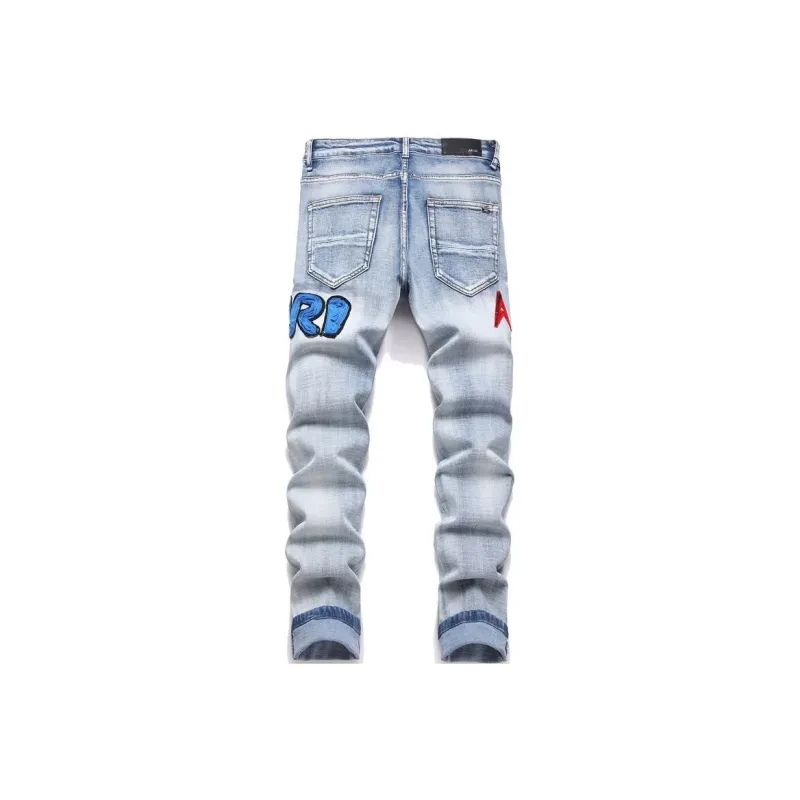 PAINT STAIN Jeans Unisex-1