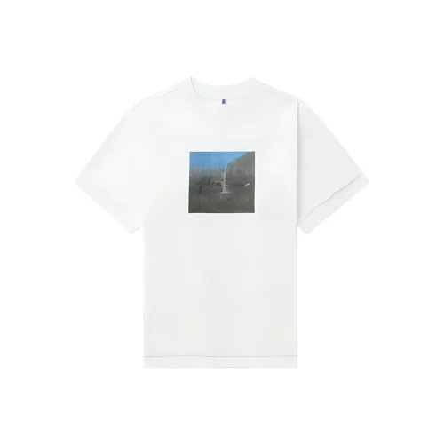 ADER ERROR Semi Oversized Fit T Shirt 'Off White'