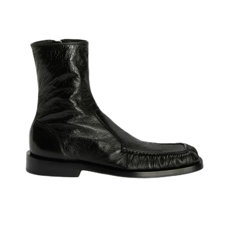 JIL SANDER Ankle Boots Men's Black-1