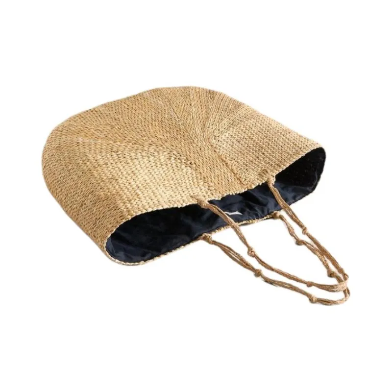 ZARA Straw Woven Handbag Women's Light Beige-3