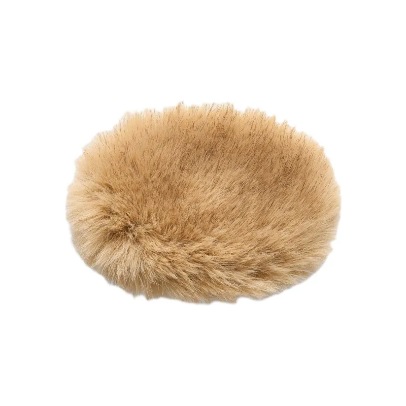 BY MALENE BIRGER COPENHAGEN MBC Faux Fur, Polyester Hair Clips Unisex Light Camel-0